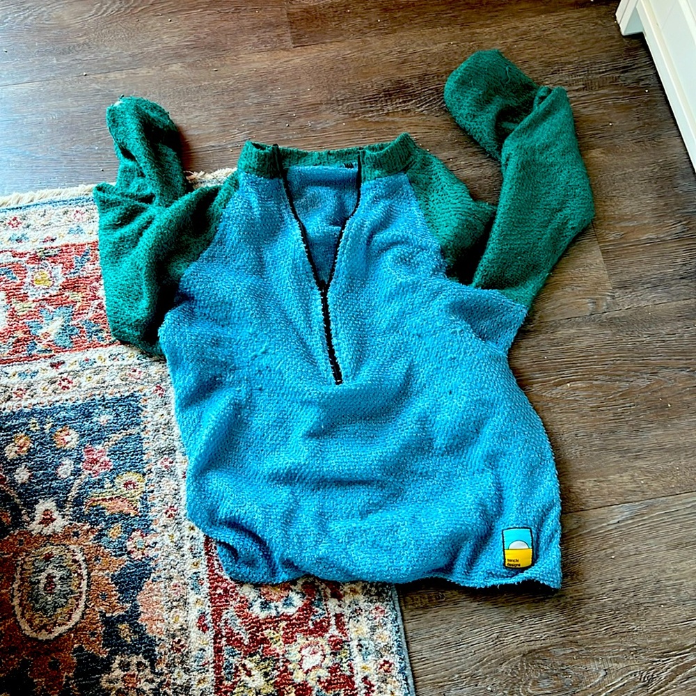 Large Senchi Designs Polartech Alpha Hoodie half zip (no hoodie), 60 GSM